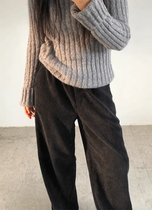 2WAYドロストコーデュロイワイドパンツ | 詳細画像1