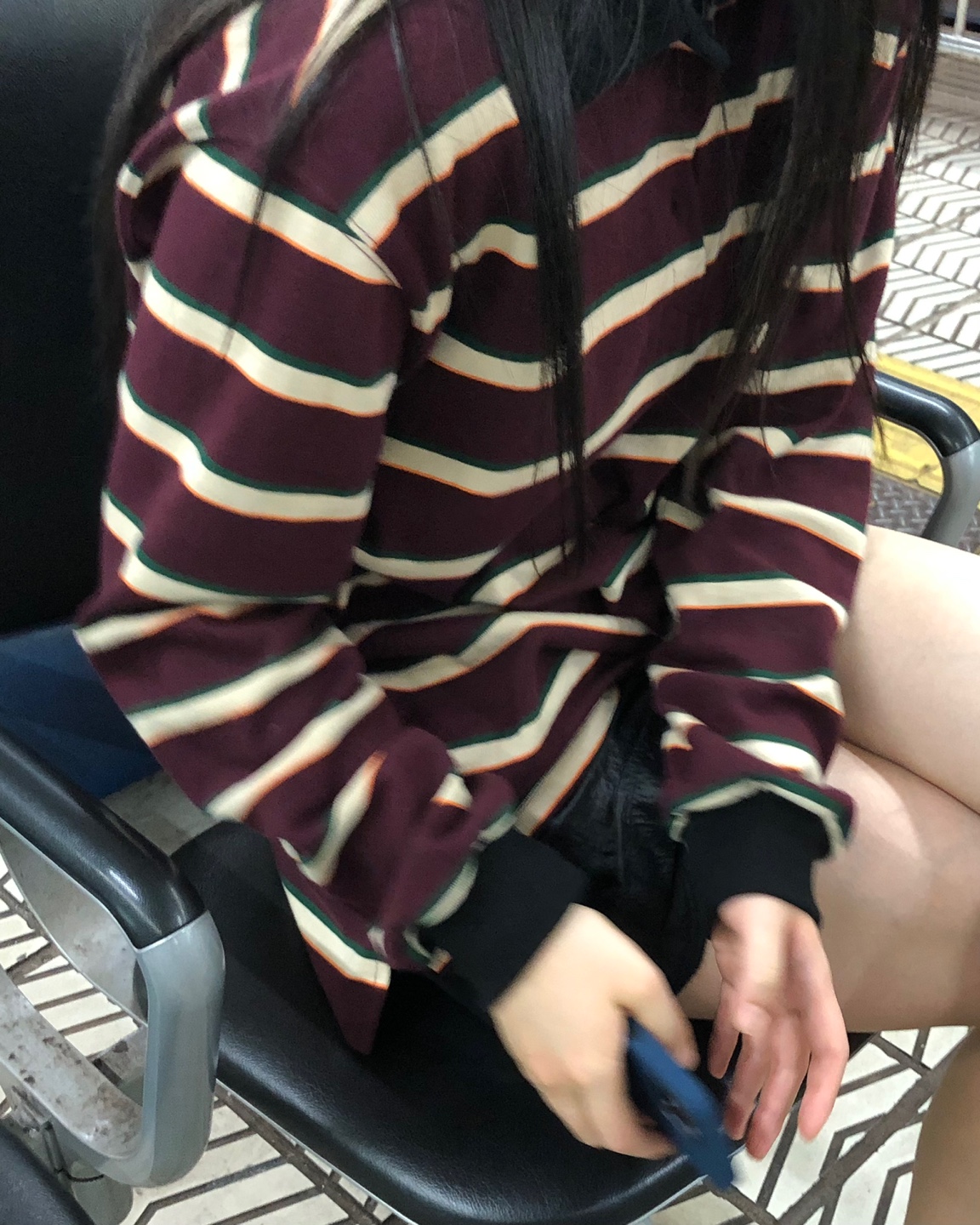 ポロカラーボーダーボクシーTシャツ | 詳細画像2