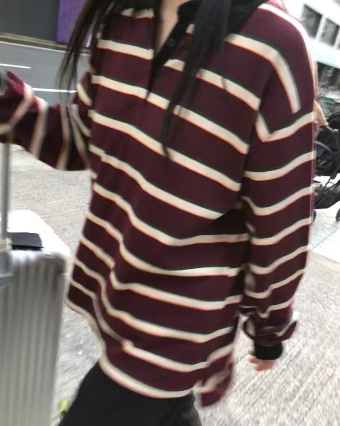 ポロカラーボーダーボクシーTシャツ | 詳細画像5