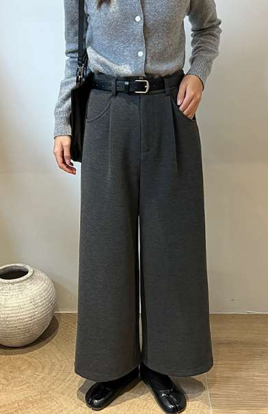 バックゴムワンタックワイドスラックス | 詳細画像8