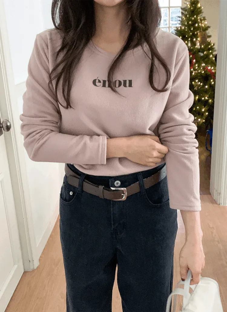 両起毛enouラウンドネックTシャツ | lilyti | 詳細画像1