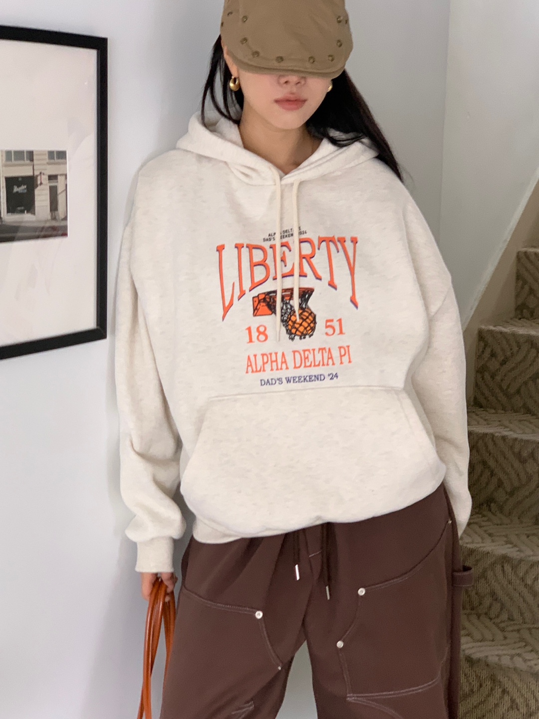 裏起毛LIBERTYプリントパーカー | 詳細画像2