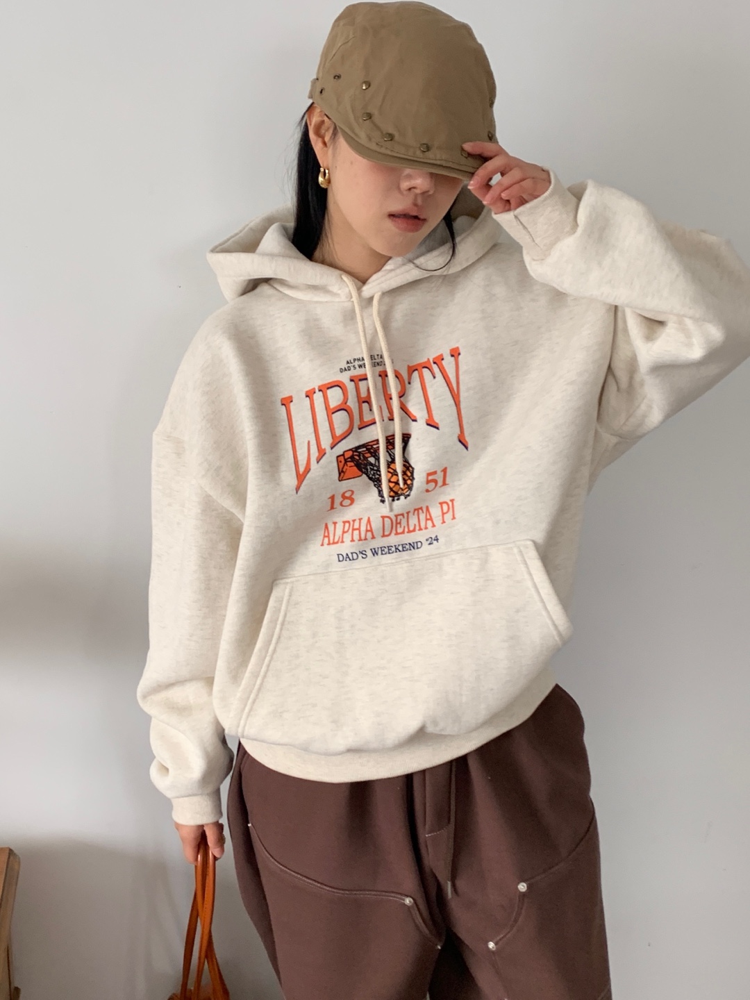 裏起毛LIBERTYプリントパーカー | 詳細画像8
