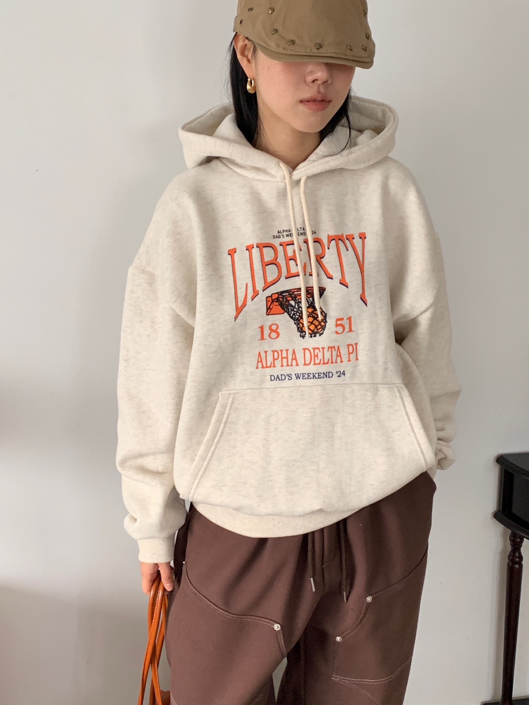 裏起毛LIBERTYプリントパーカー | 詳細画像9