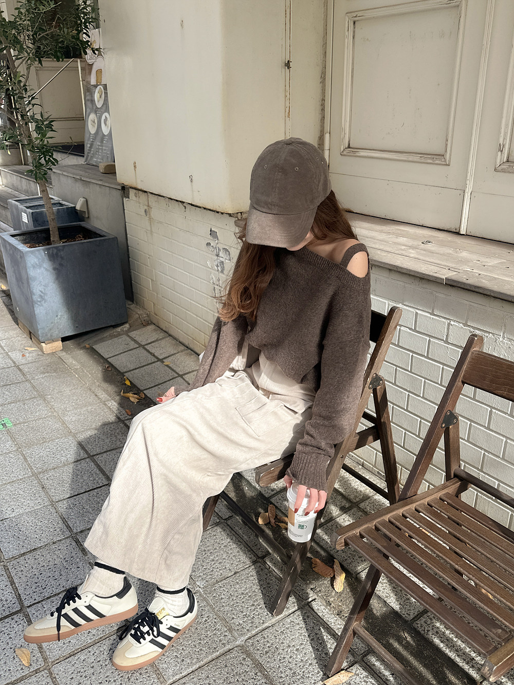 ストラップワンショルダーニット | レディースファッション通販 - DHOLIC