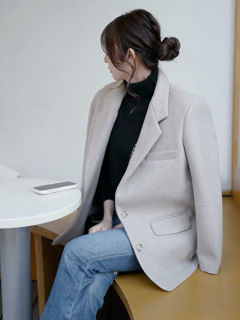 メルティ長袖ミドルジャケット | 詳細画像4