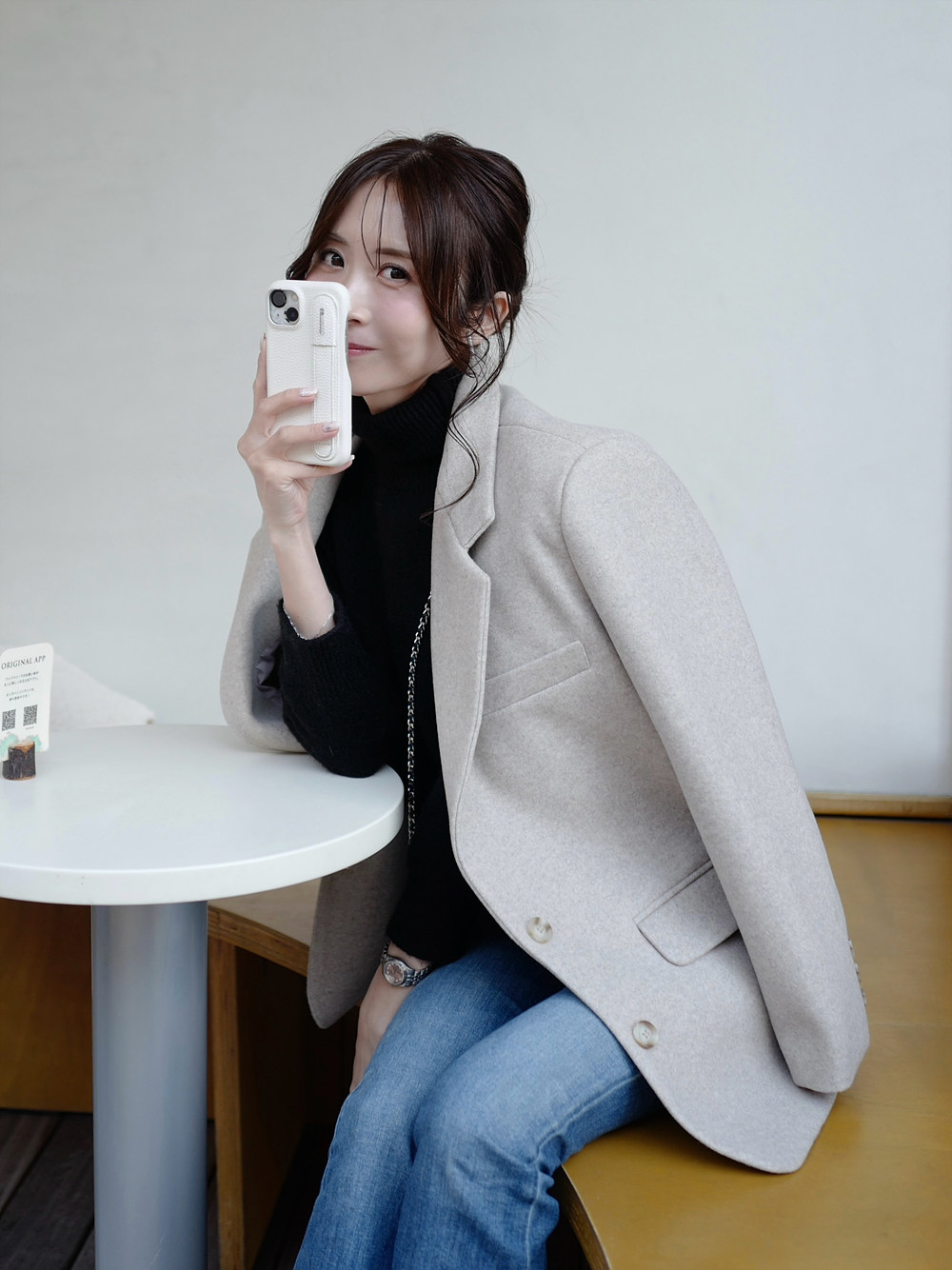 メルティ長袖ミドルジャケット | 詳細画像8