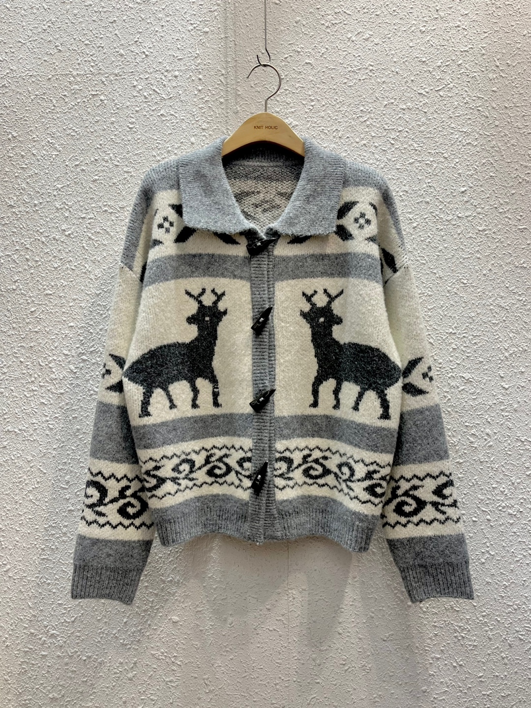 ノルディックトグルボタンカラーカーディガン | 詳細画像10