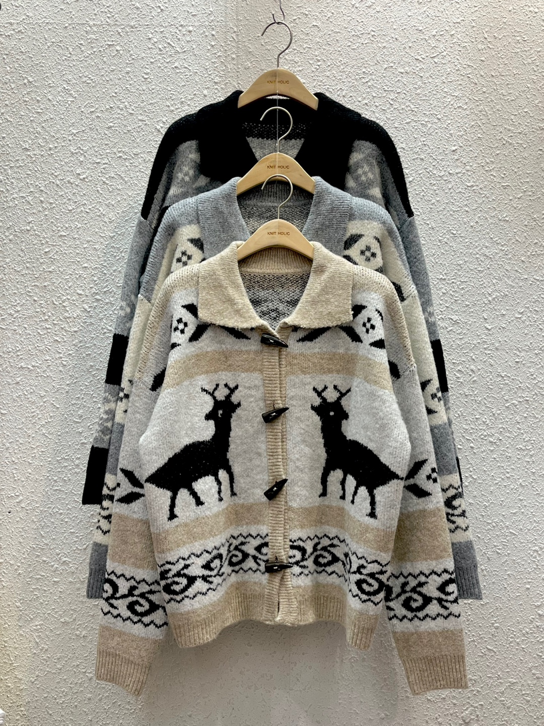 ノルディックトグルボタンカラーカーディガン | 詳細画像12