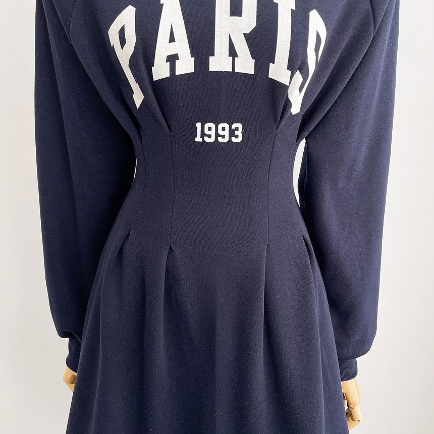 裏起毛PARISタックラグランスウェットワンピース | 詳細画像18
