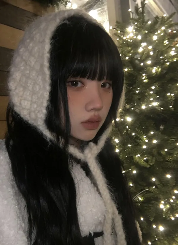 ウール混ニットリボンイヤーマフ | anyonemore | 詳細画像1