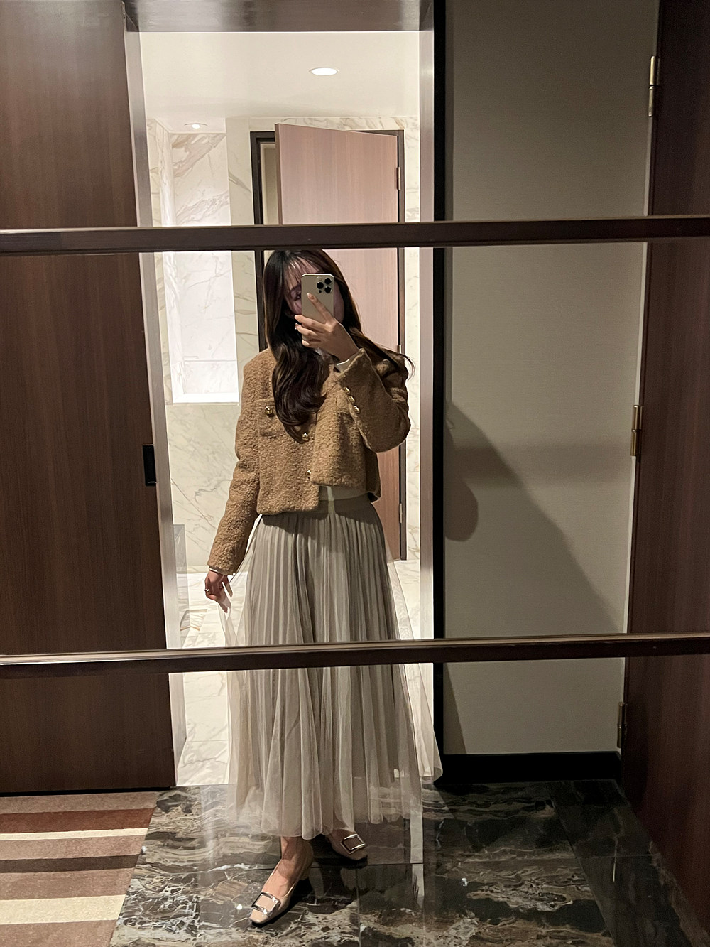 リバーシブルロングチュールスカート | 詳細画像8