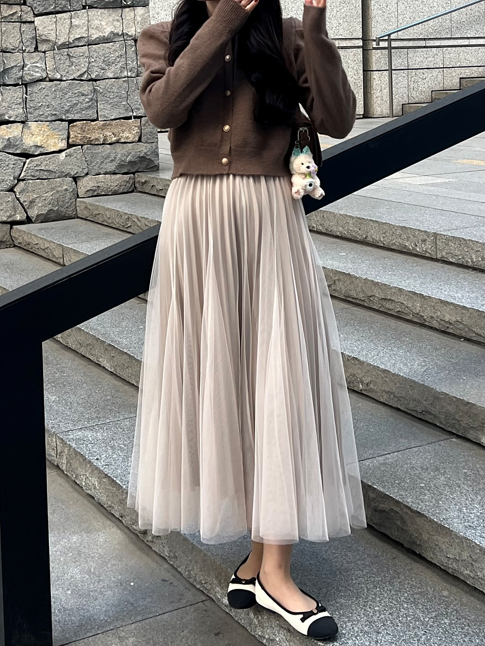 リバーシブルロングチュールスカート | 詳細画像15