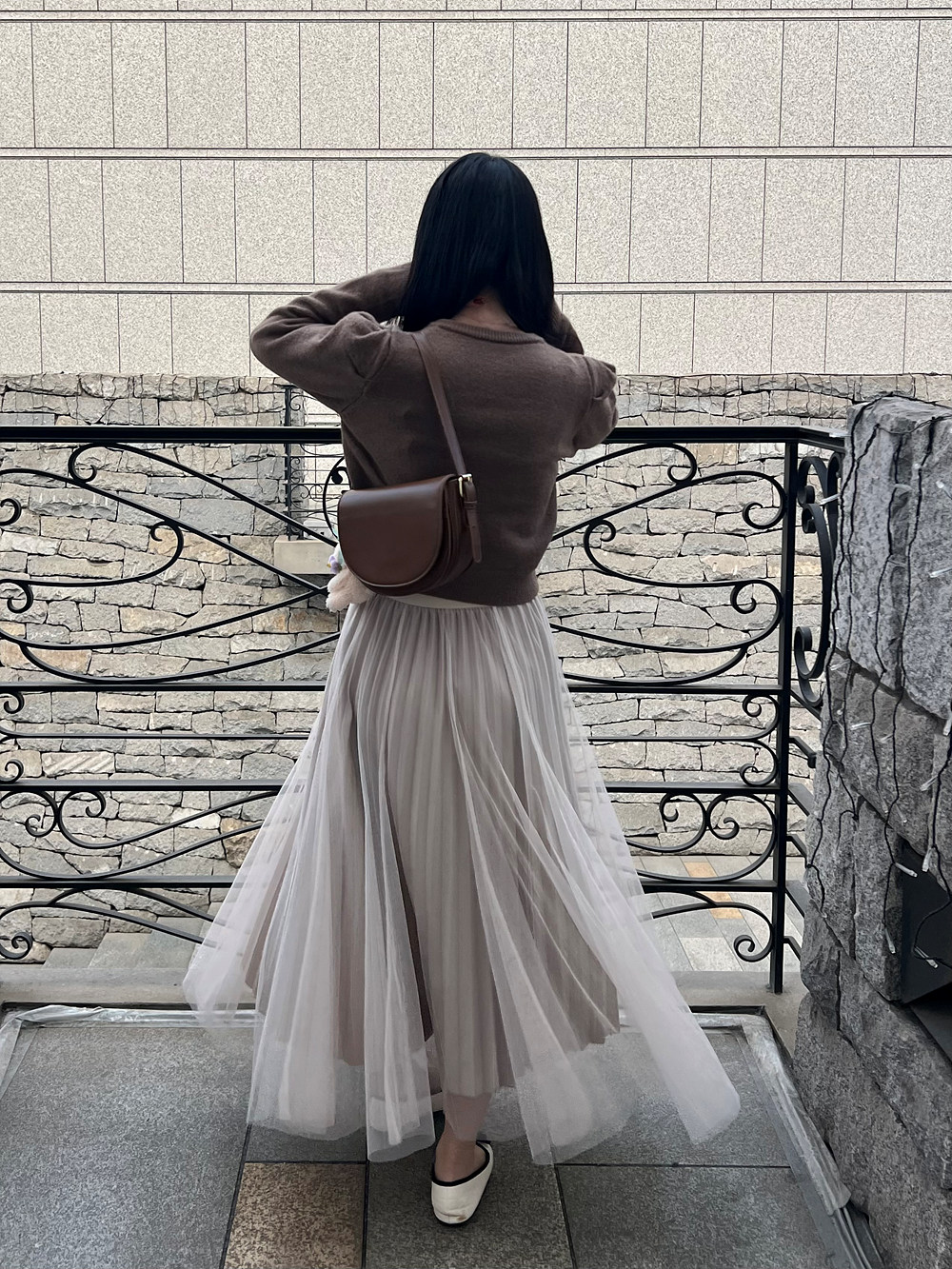 リバーシブルロングチュールスカート | 詳細画像18