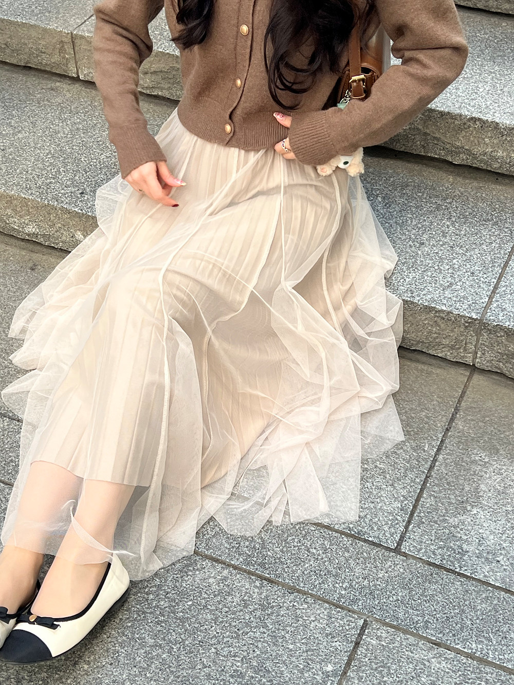 リバーシブルロングチュールスカート | 詳細画像24