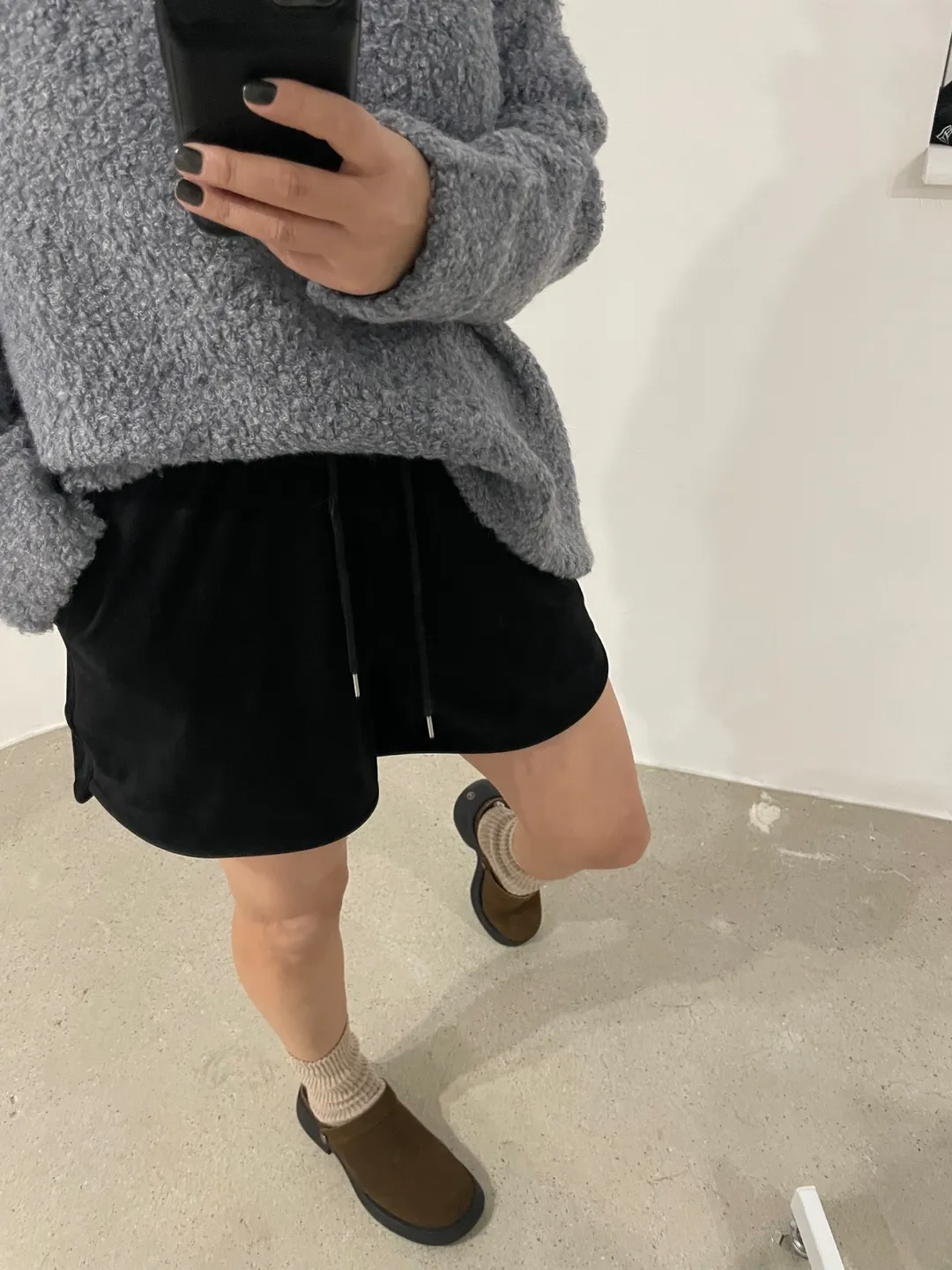 スエード調ドロストショートパンツ | 詳細画像1