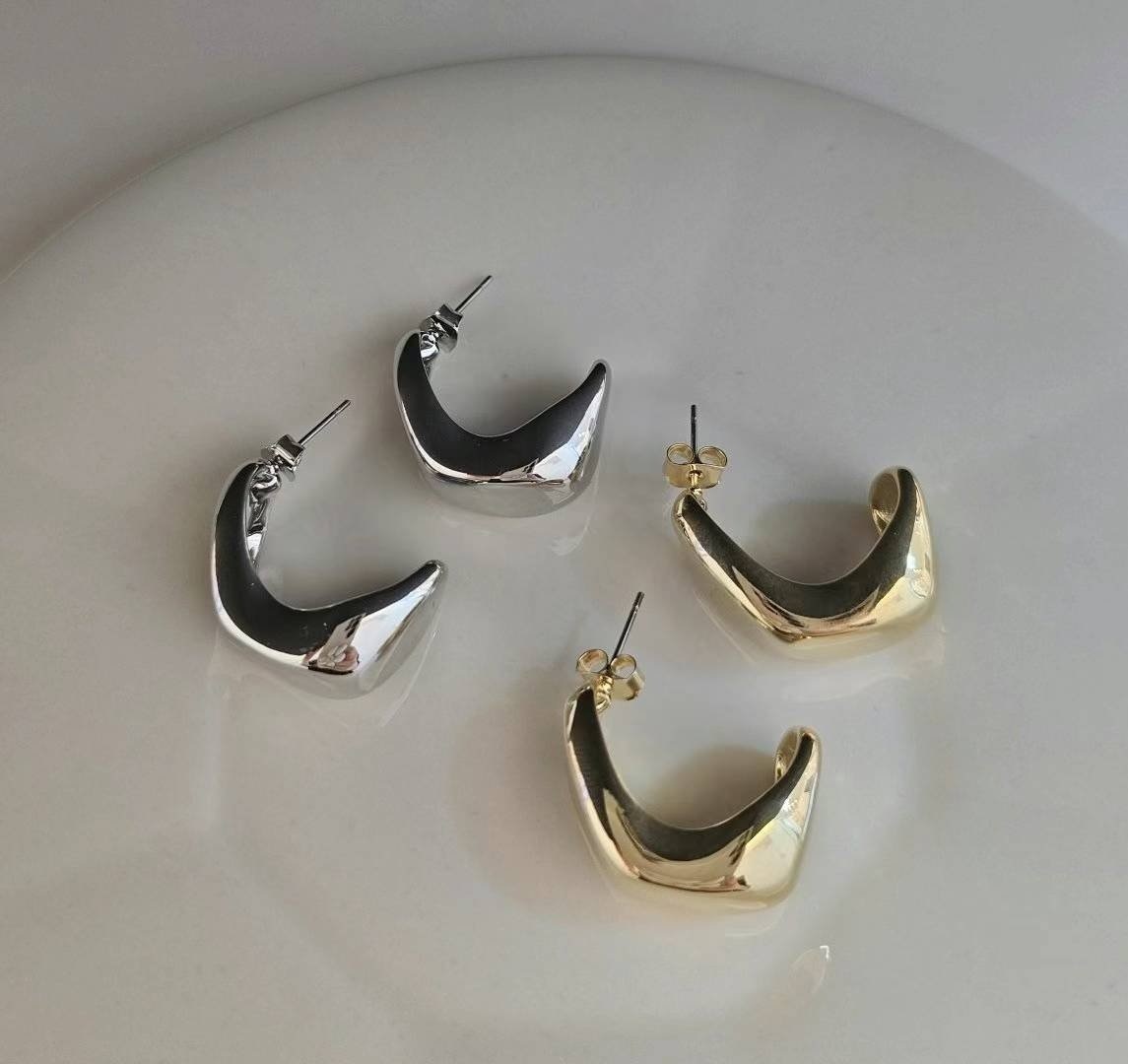 カーブカットメタルピアス | 詳細画像2