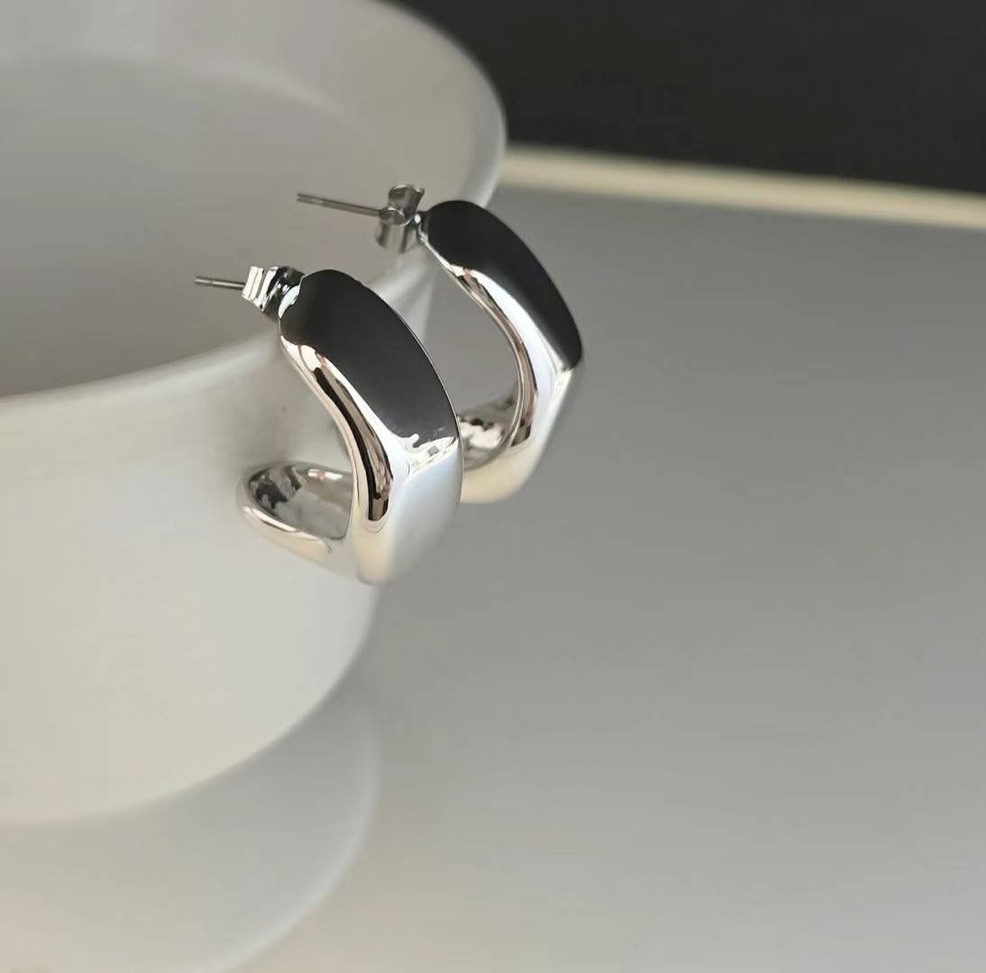 カーブカットメタルピアス | 詳細画像3