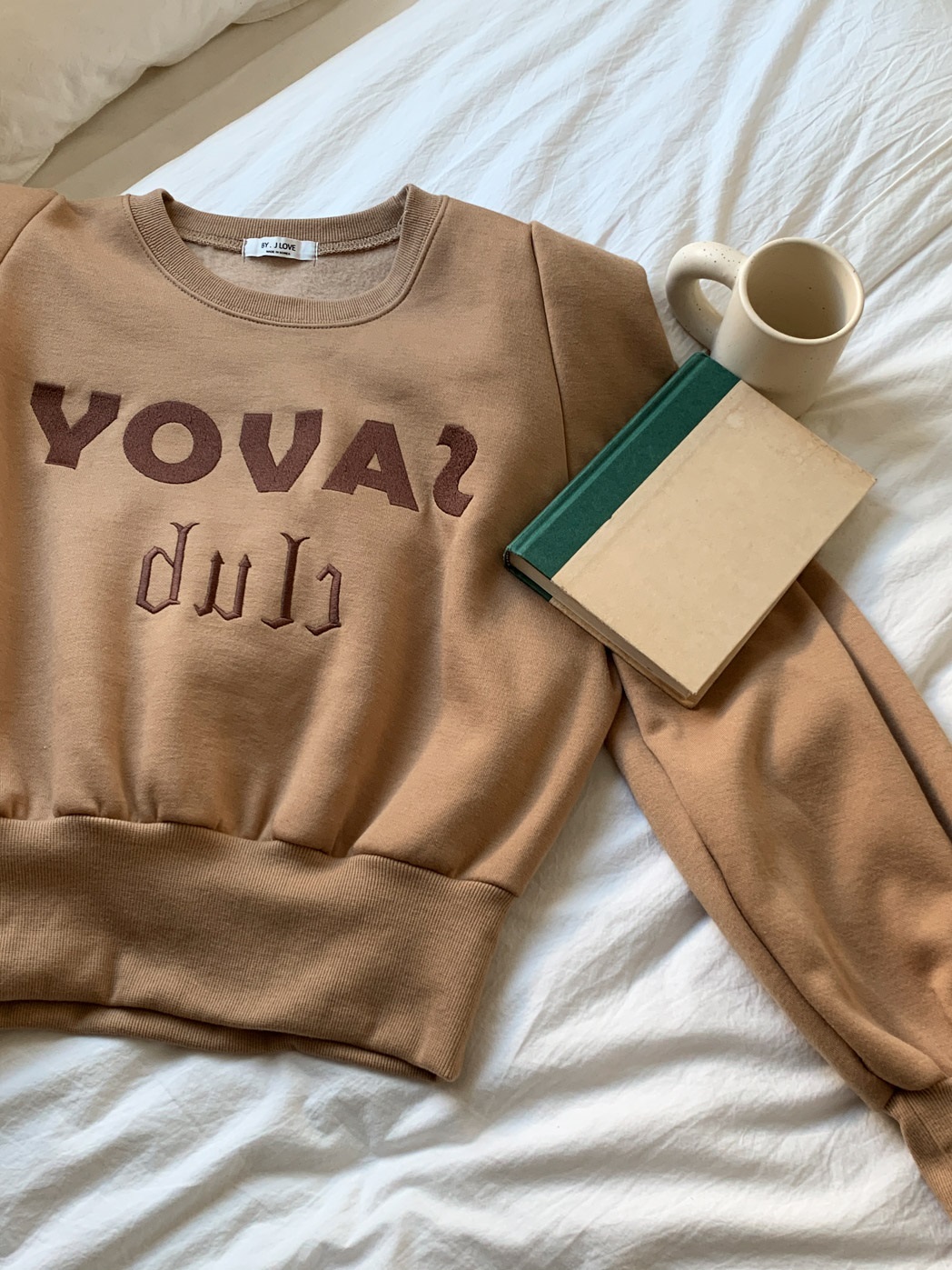 裏起毛刺繍ロゴパワショルスウェット&パンツSET | 詳細画像14