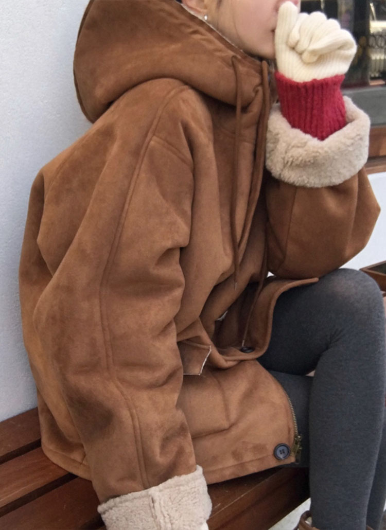 Zibeline ブラウン ムートン ジャケット 55-90-165 ショップ beidelli