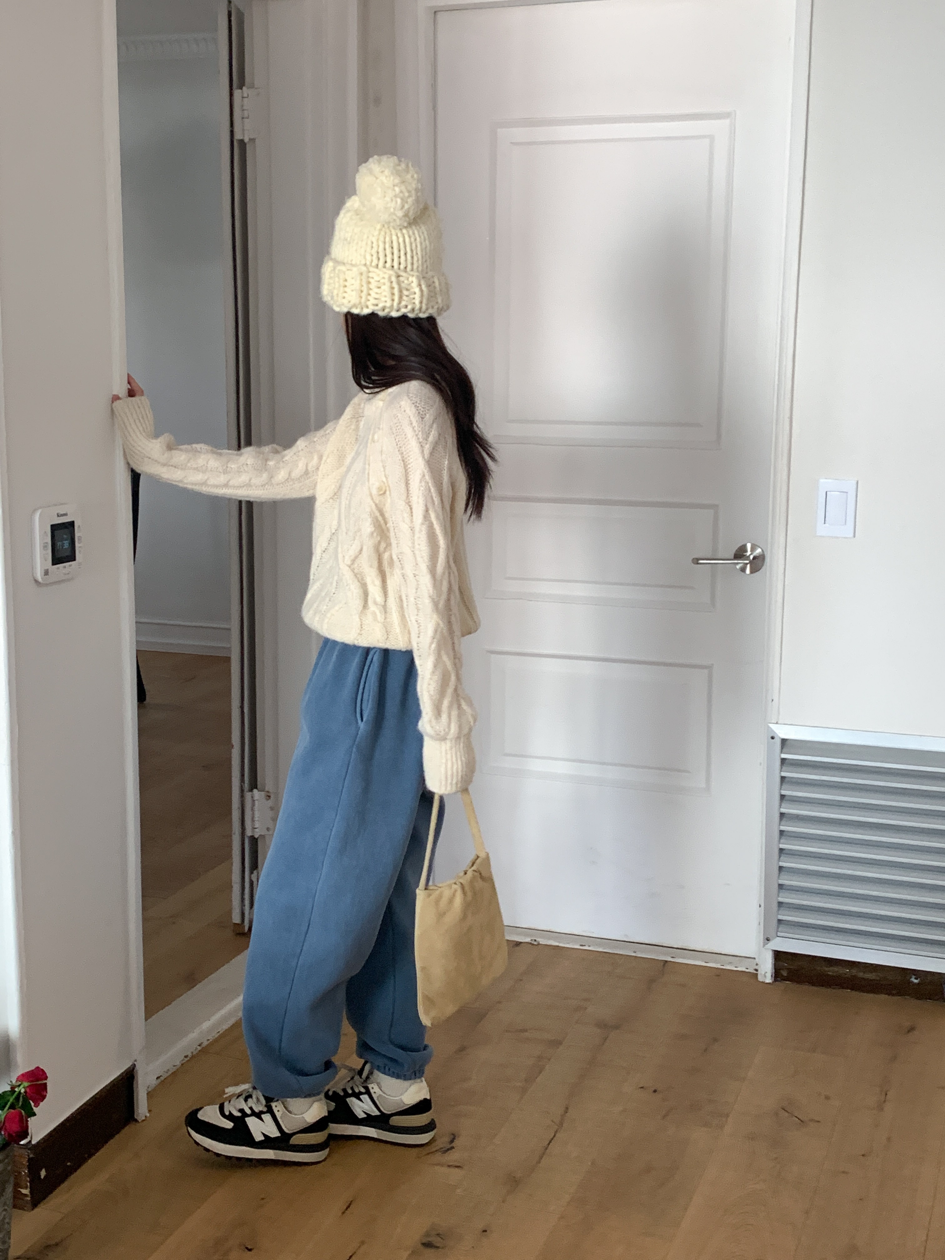 裏起毛ドロストワイドジョガースウェットパンツ | 詳細画像5