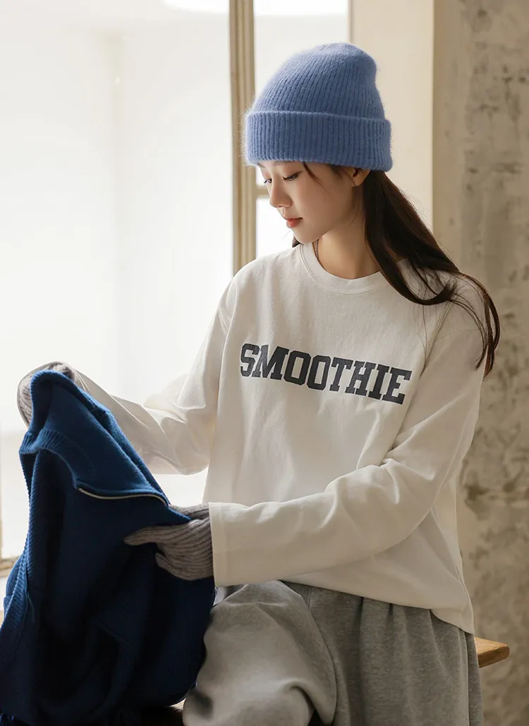 SMOOTHIE長袖Tシャツ | chicfox | 詳細画像1