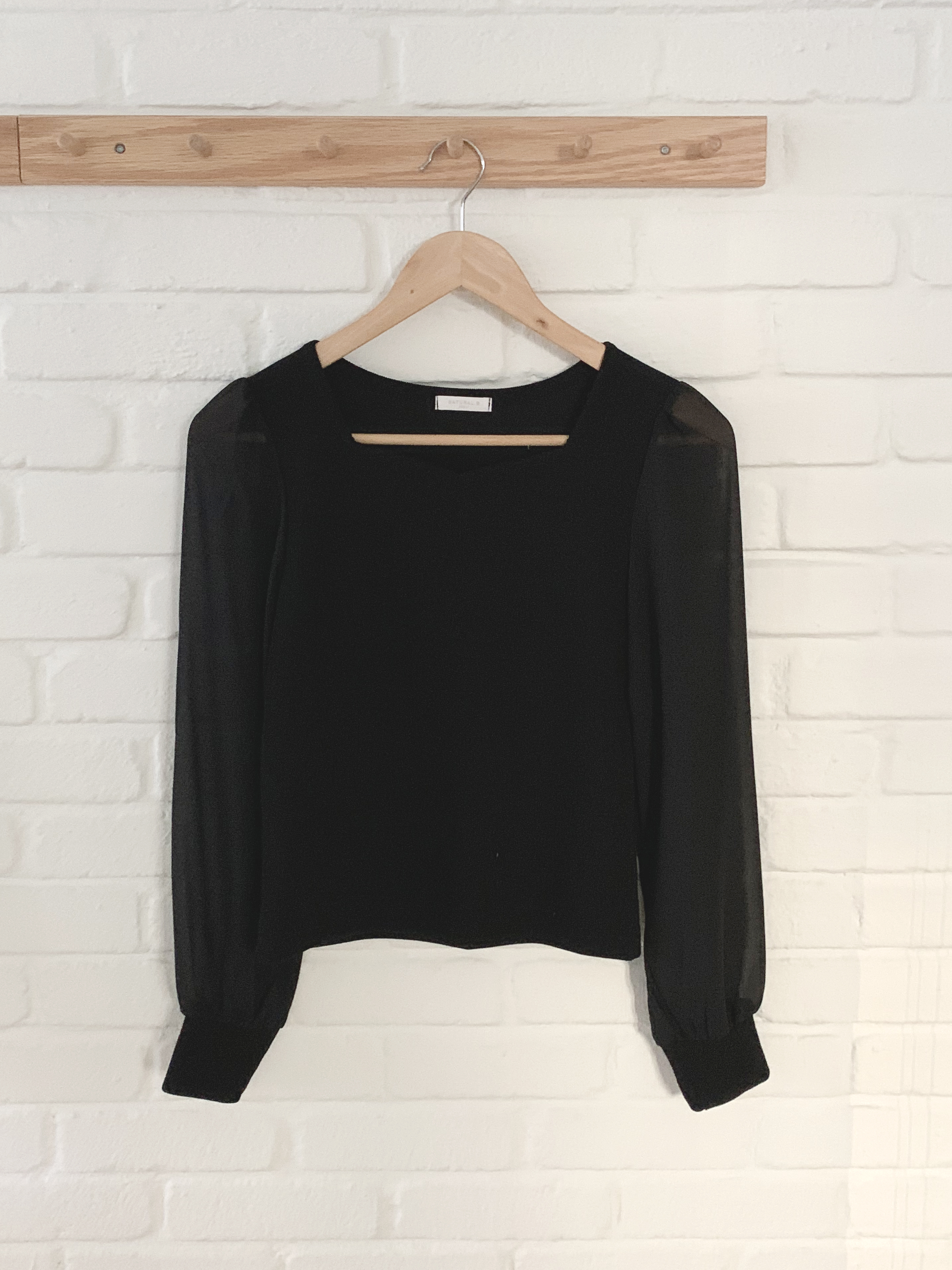 シフォンパフスリーブハートネックTシャツ | 詳細画像17