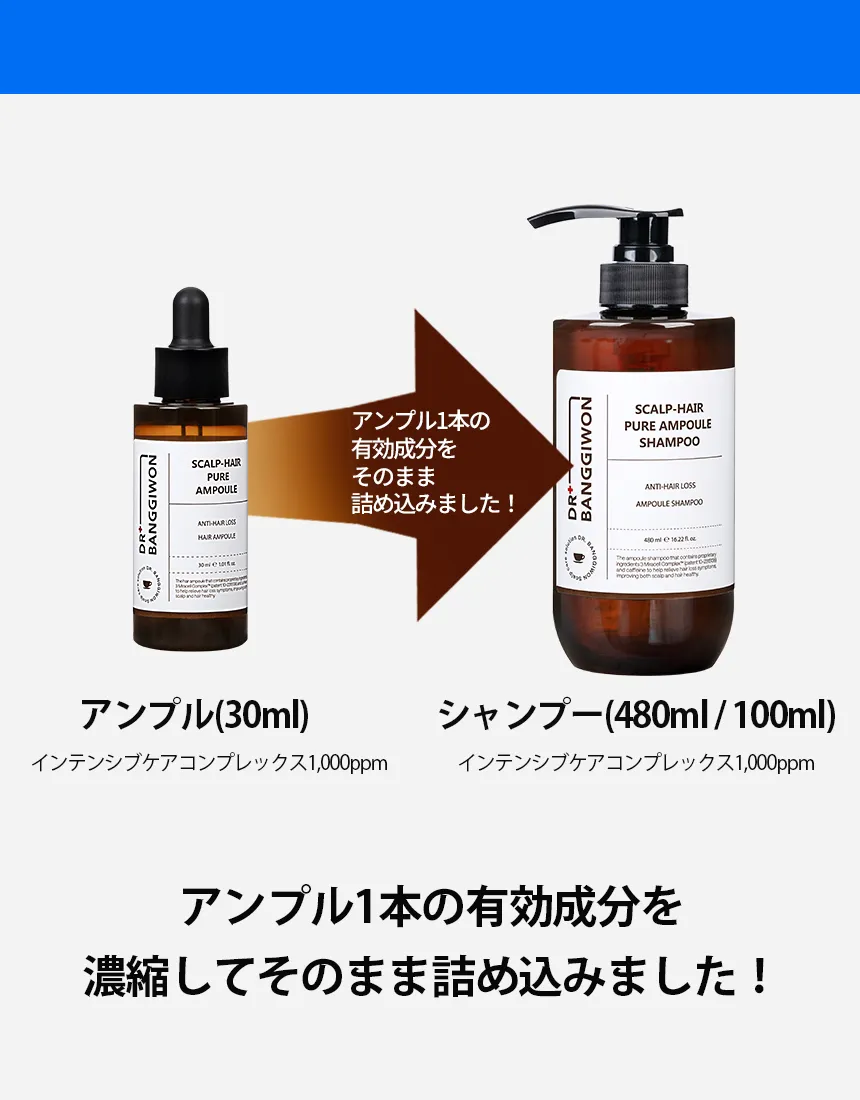 [ドクターバンギウォン] スカルプヘアピュアアンプルシャンプー480ml | 詳細画像11