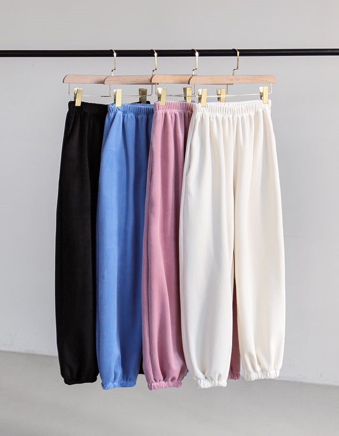 エコファー裏地リブイージージョガーパンツ | 詳細画像8