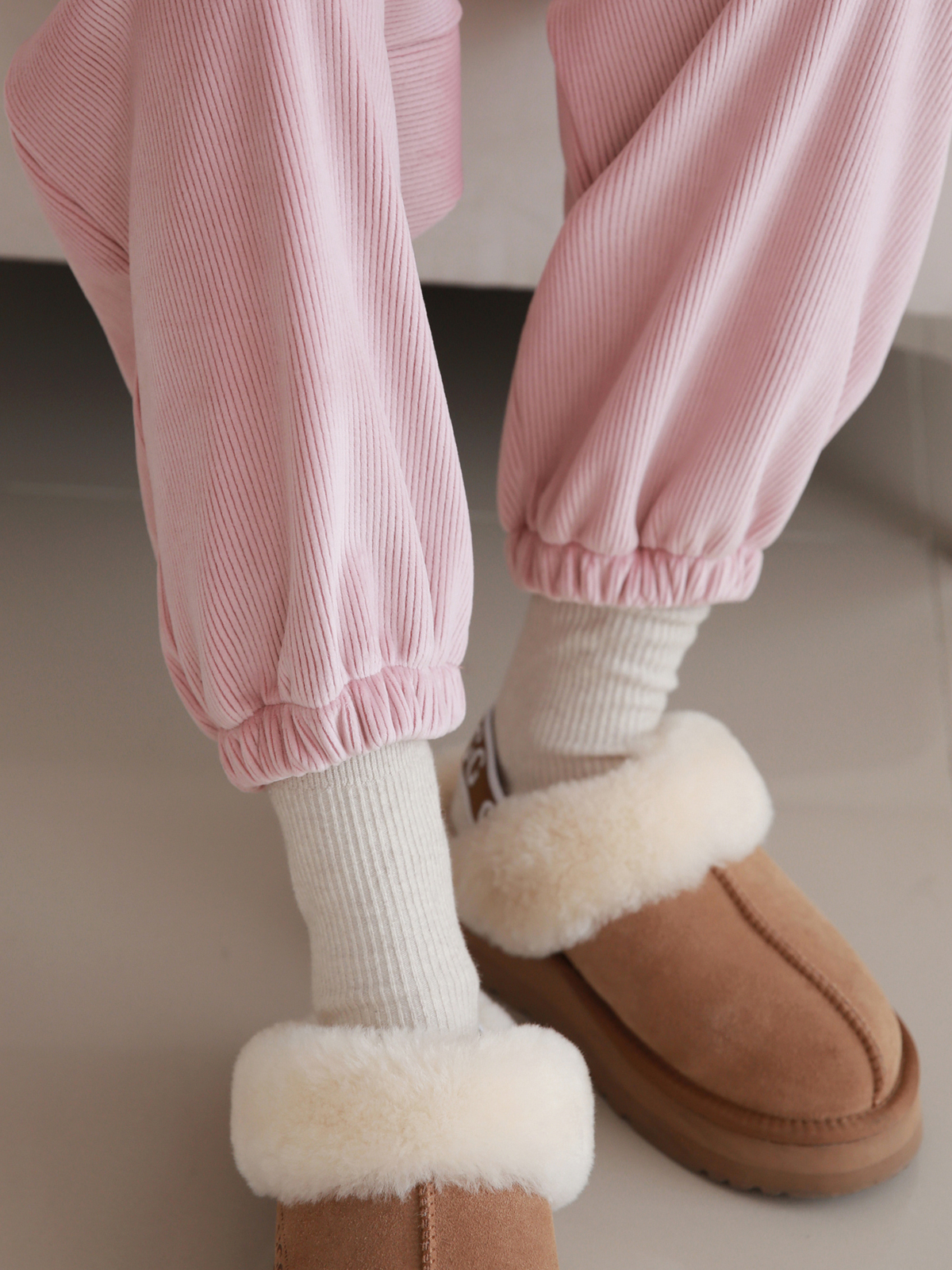 エコファー裏地リブイージージョガーパンツ | 詳細画像18