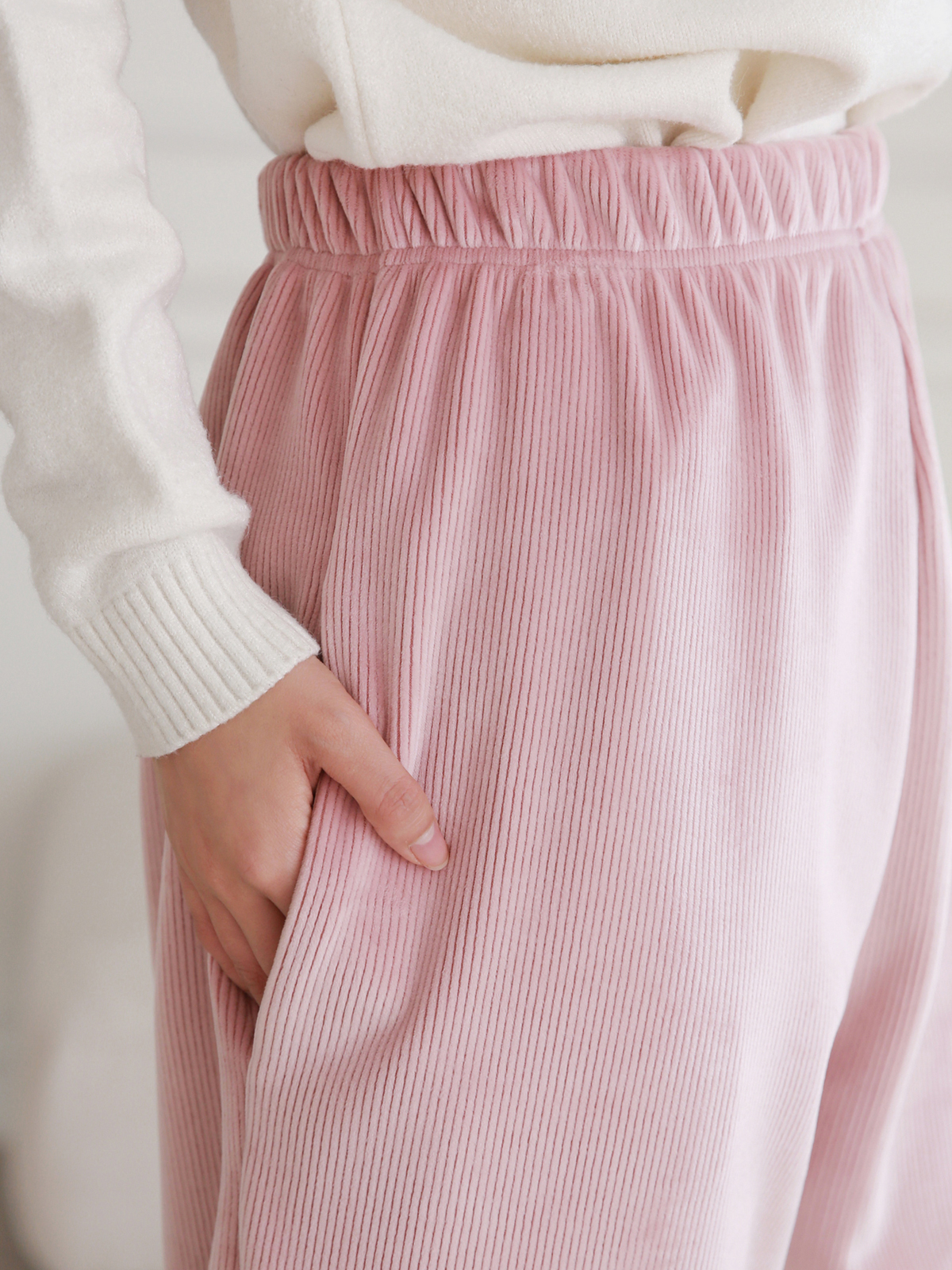 エコファー裏地リブイージージョガーパンツ | 詳細画像25