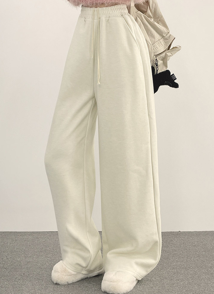 2TYPE裏起毛ワイドスウェットパンツ | レディースファッション通販
