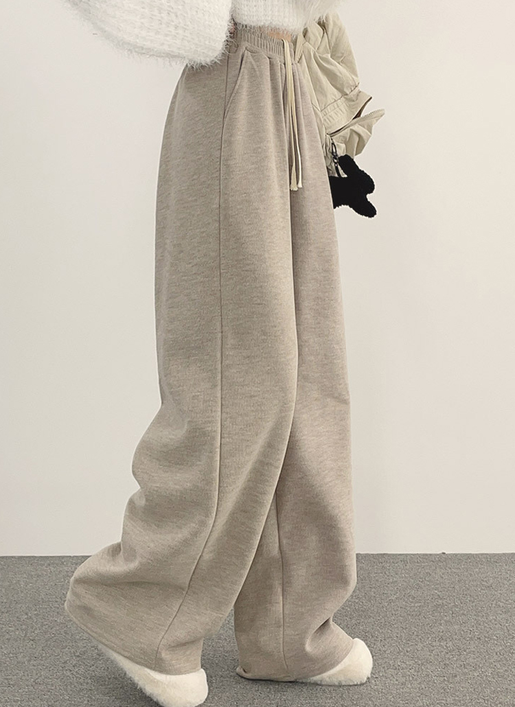 2TYPE裏起毛ワイドスウェットパンツ | レディースファッション通販