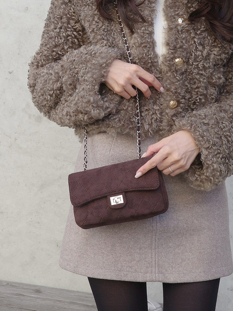 キルティングバッグ　チェーンショルダー　ゴールドチェーン　ホーボー　スエード 1886448_24814792_k3.jpg