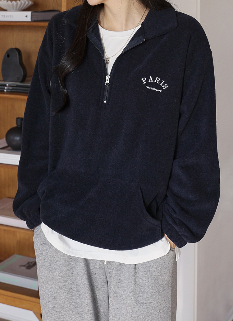 【美品】 プリーツプリーズ プリーツ ハーフジップ スウェット 黒 4 XL セール】FREAK'S STORE/フリークスストア 15oz HEAVY WEIGHT