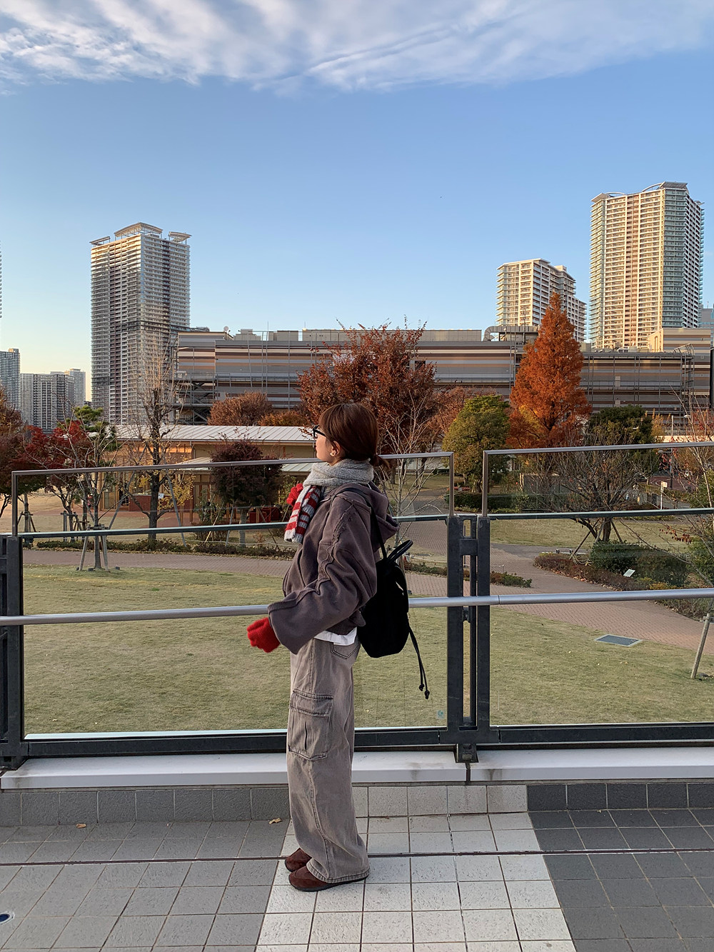 *スマホ対応*ラベル配色リブニット手袋 | 詳細画像12