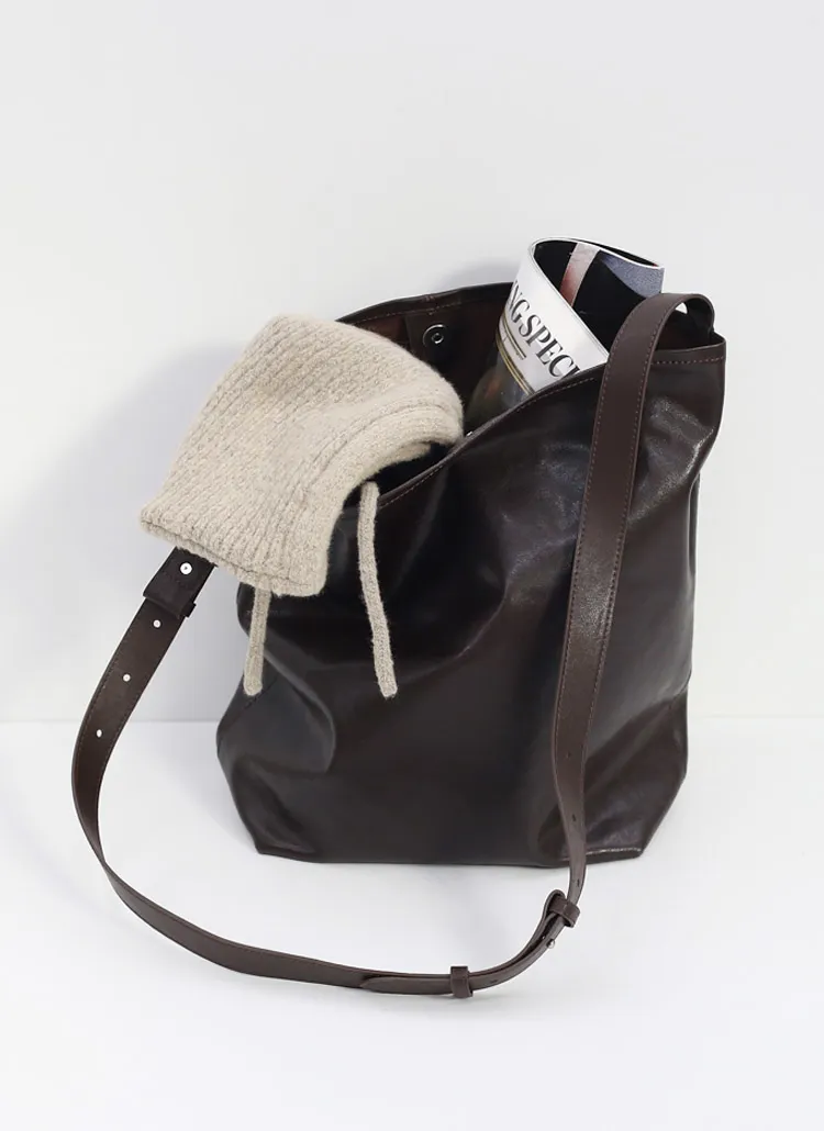 ストライプポーチ付バケットバッグ | whosbag | 詳細画像1