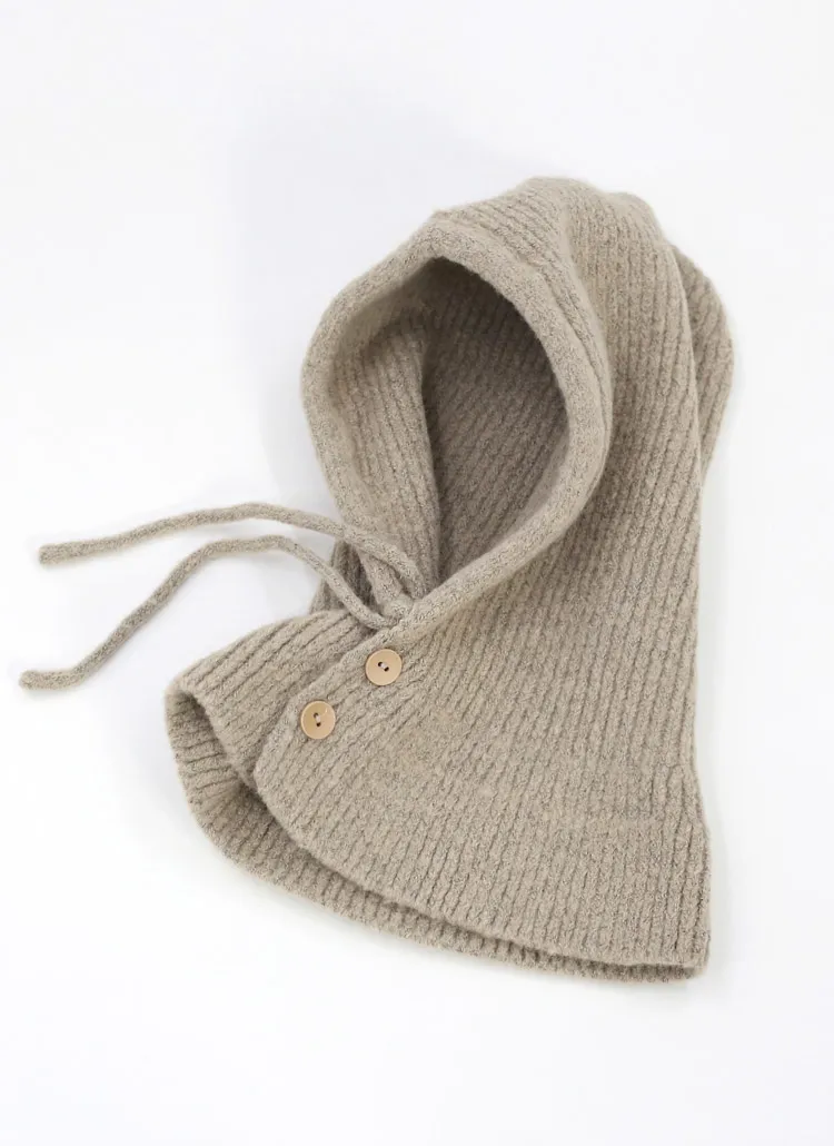 ダブルボタンドロストニットバラクラバ | whosbag | 詳細画像1