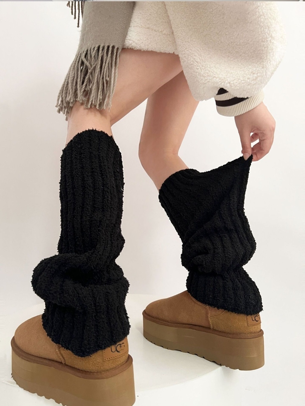 ソフトリブニットレッグウォーマー | 詳細画像7