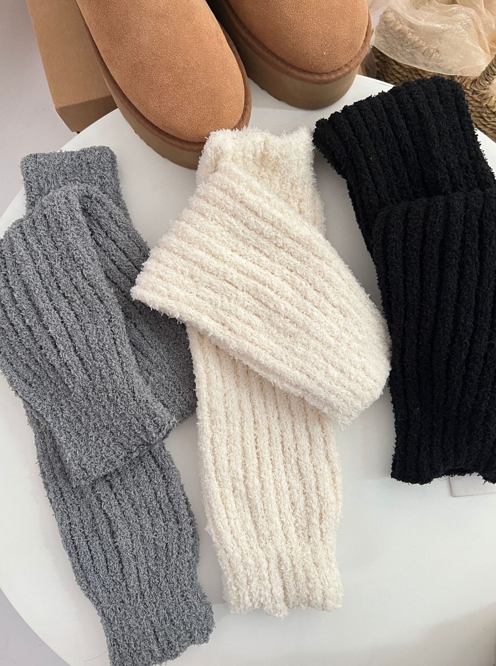 ソフトリブニットレッグウォーマー | 詳細画像8