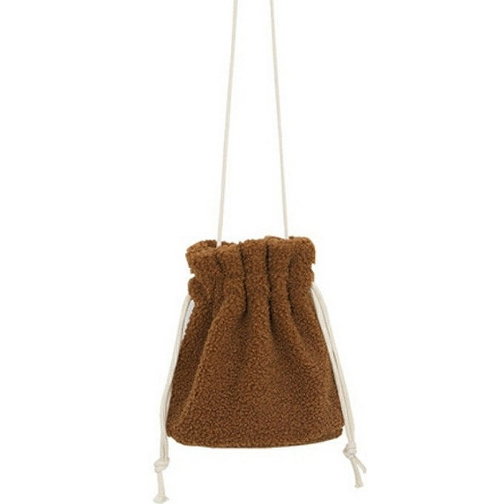 ウール混ボア巾着ショルダーバッグ | 詳細画像4