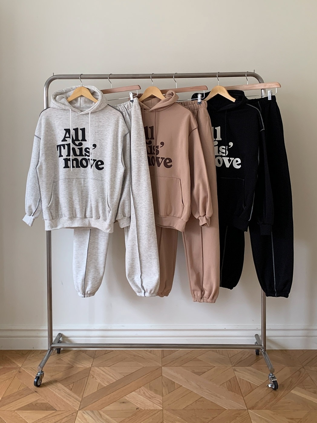 裏起毛moveステッチパーカー&ジョガーパンツSET | 詳細画像18