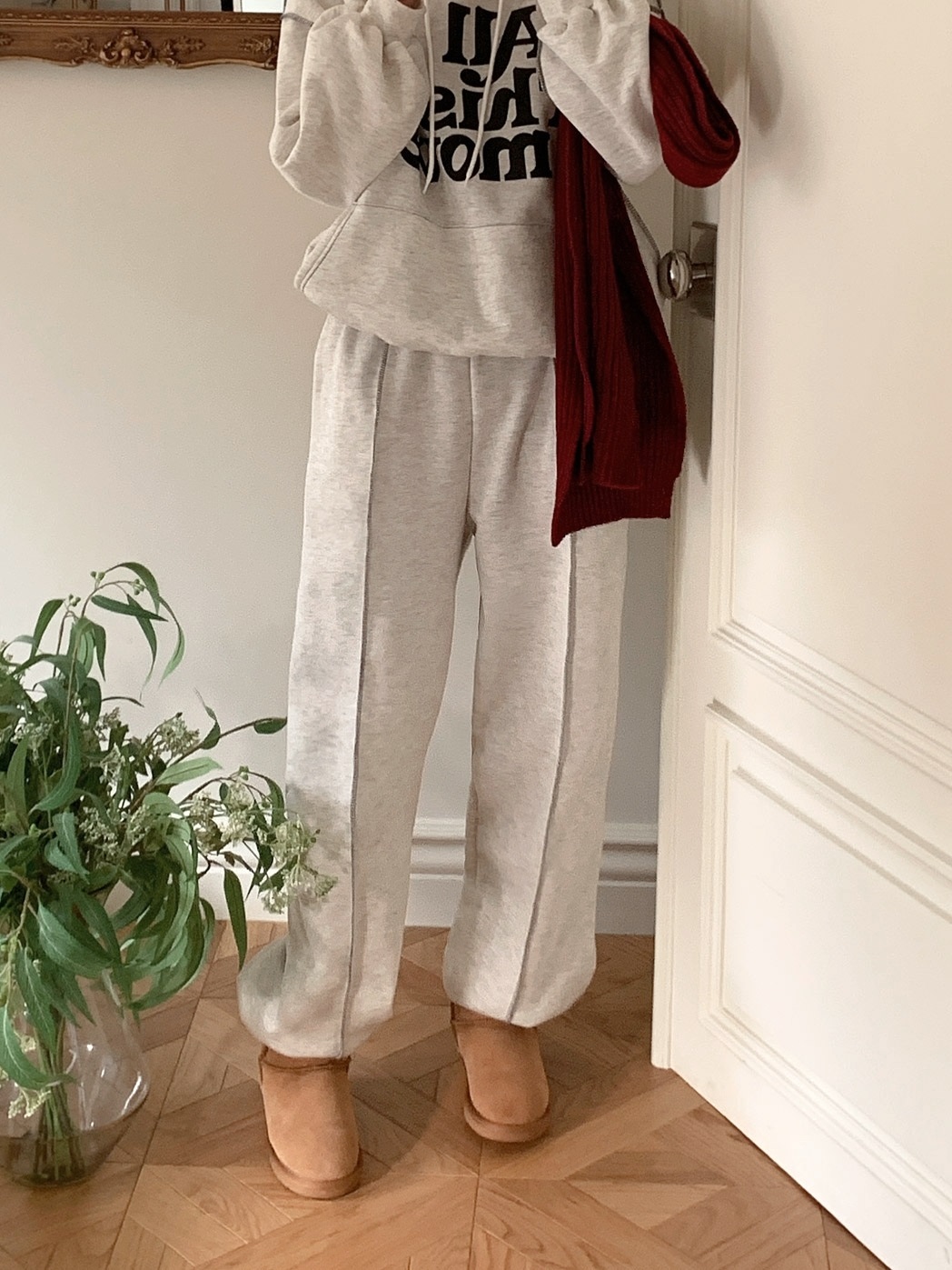 裏起毛moveステッチパーカー&ジョガーパンツSET | 詳細画像15