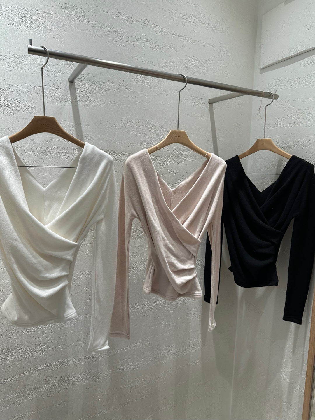 2WAY両起毛カシュクールVネックTシャツ | 詳細画像18