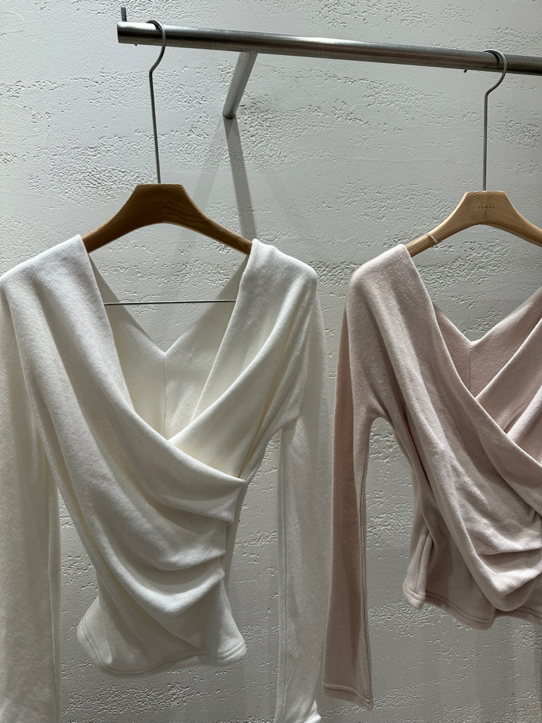 2WAY両起毛カシュクールVネックTシャツ | 詳細画像19