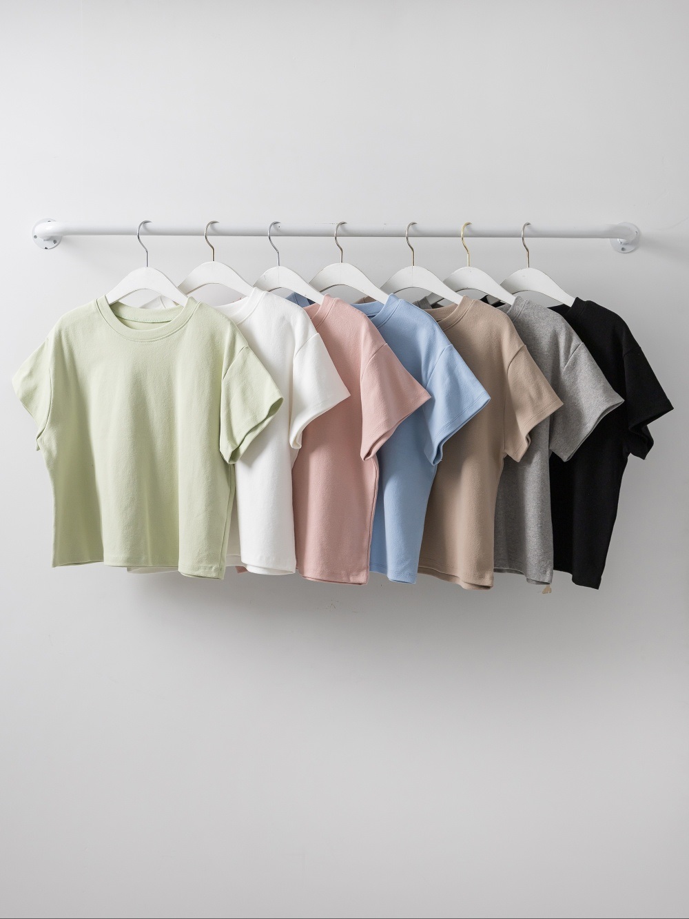 ピーチ起毛クロップド半袖Tシャツ | 詳細画像8