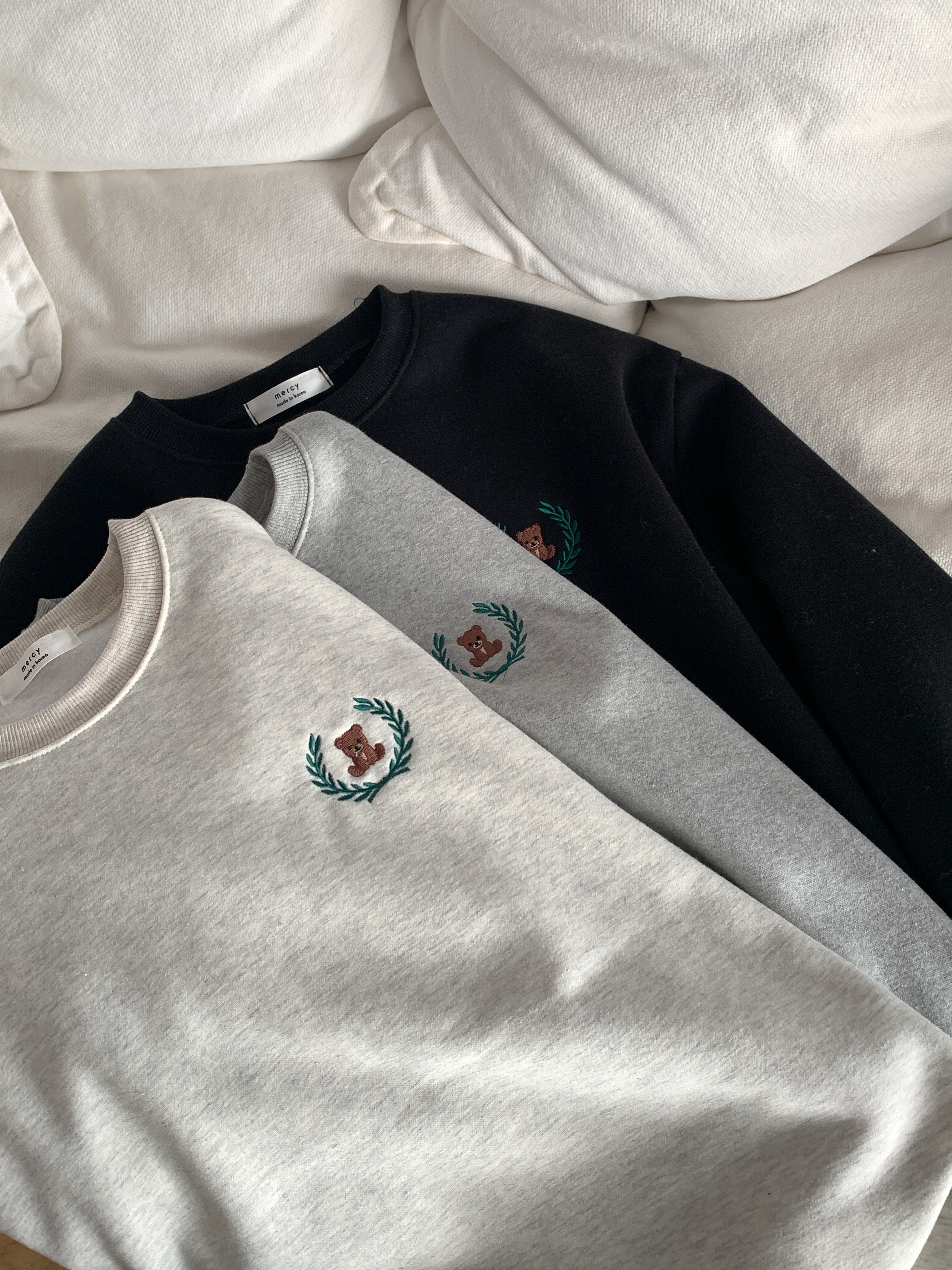 裏起毛ベアエンブレム刺繍スウェット | 詳細画像17
