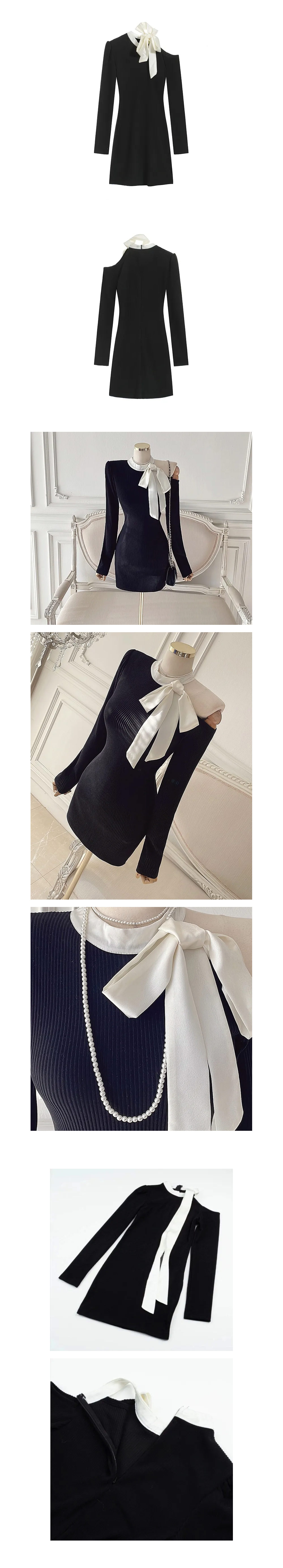 リボンワンショルリブミニワンピース | 詳細画像13