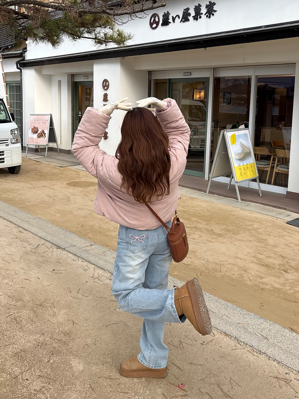 リボンポケットワイドデニムパンツ | 詳細画像9