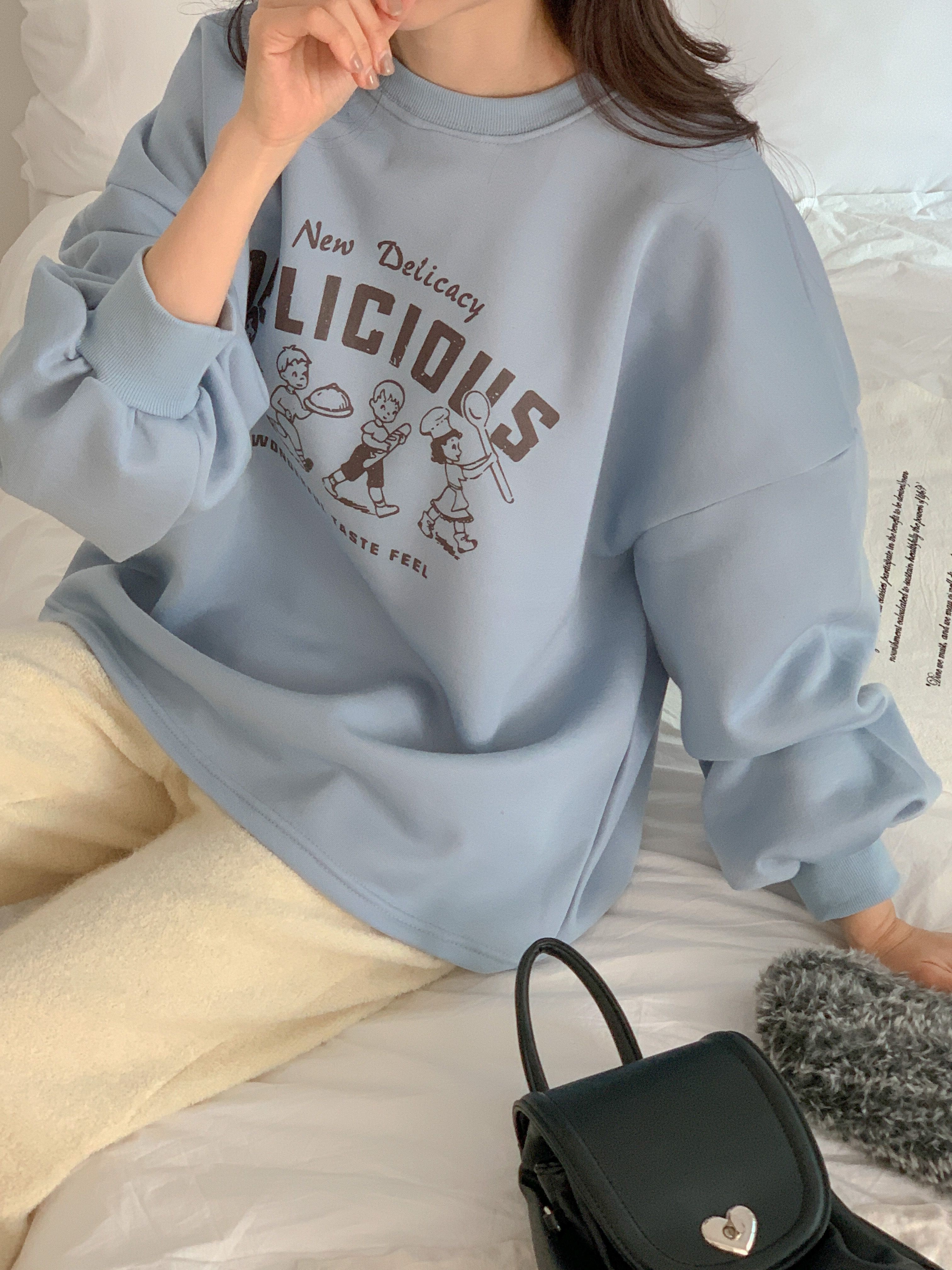裏起毛DELICIOUSプリントスウェット | 詳細画像4